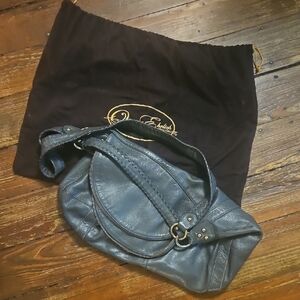 Onna Ehrlich Blue Leather Bag